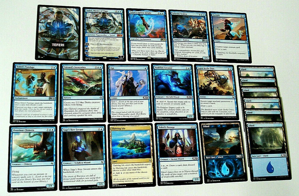 Magic TEFERI Theme Deck Karten Jumpstart Teferi, Master of Time Englisch - Bild 1 von 1