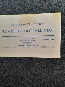 Romford v Tottenham XI (Friendly) 2/8/1975 - Picture 1 of 2