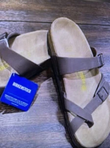 NEU Birkenstock Mayari Mokka Birko-Flor Sandalen Damenschuhe Größe 11 oder 42 - Bild 1 von 7