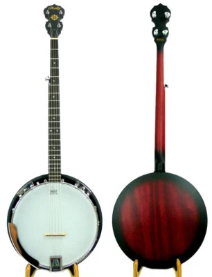 Rally 5 String banjo, mahogany resonator, geared tuners  MB100 series - Image 1 of 4