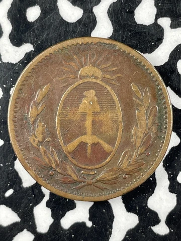 1822 Argentina Buenos Aires 1 Decimo Lot#M2613 Cover