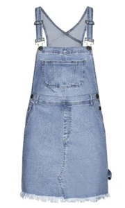CITY CHIC XL 22 Denim Overall Bib Dress**SALE** - Picture 1 of 7