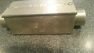 Unbrand Stainless Steel 7075T Type T 3/4" Conduit Body with Cover and Gasket - Picture 1 of 4