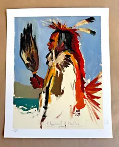 Mark Maggiori Signed Print CHUMASH of MALIBU #230/1485 13x16 NEW - Picture 1 of 5