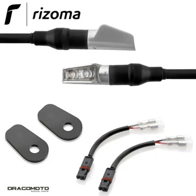 Señal de giro BMW R 1200 R 2011-2014 Leggera S RIZOMA FR125B FR221B EE078H negro Foto 1 de 4