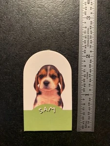 Monopoly Puppy SAM PUPPY CARD GAME TOKEN REPLACEMENT GAME PIECE Double Sided - Picture 1 of 2