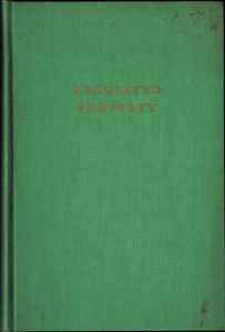 1958 Regulated Property, Valuation Principles Railroads Public Utilities, Stuart - Imagen 1 de 1