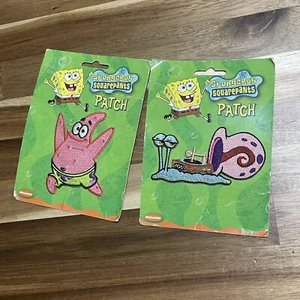 PATRICK STAR And Gary From Spongebob Squarepants Patch 2001 By C & D LOT NEW - Picture 1 of 5