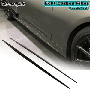 2x Carbon Schweller Seitenschweller für Mercedes C217 W217 S Klasse S500 S63 AMG - Picture 1 of 12