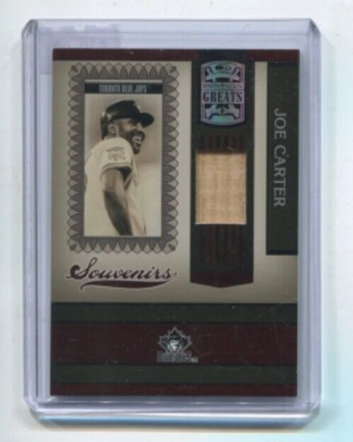 2005 Donruss Greats - JOE CARTER - Game Used Bat - TORONTO BLUE JAYS - Image 1 of 1