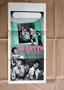 Locandina Originale Il Letto - 1954 - Con Vittorio De Sica - Foto 1 di 1