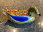 Vintage Finely Crafted Murano Italian Large Art Glass Duck 12" Wide x 6" High. K