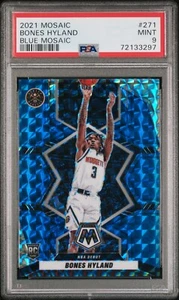 2021 Panini Mosaic 271 Bones Hyland Blue Mosaic PSA 9  - Picture 1 of 2