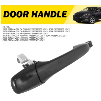 Maçaneta externa dianteira direita 32S F para 2004-2012 Mazda 3 5 RX-8 CX-7 - Imagem 1 de 4