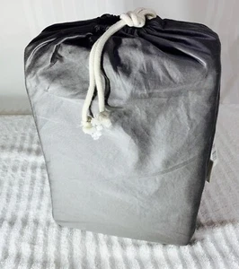 Casaluna King Fitted Sheet Dark Gray NEW in bag with drawstring and packing - Picture 1 of 4
