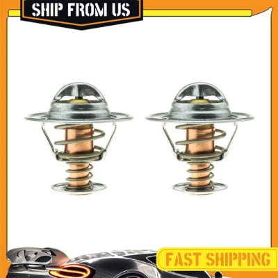 2PCS Engine Coolant Thermostat For Jaguar XJS 1976-1992 - Image 1 of 4