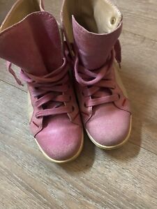 Miss Sixty pink suede ankle boots size 7 (37eu)