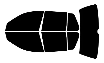 Tinta de janela para Volkswagen Golf City Hatch 2007-2010 kit de filme de cerâmica pré-cortado para carro - Imagem 1 de 4