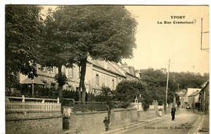France Yport - La Rue Cramoisan old postcard - Picture 1 of 3