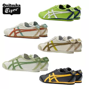 Onitsuka Tiger MEXICO 66 Unisex 1183A201 5colors w/ Logo-Printed Bag - Picture 1 of 43