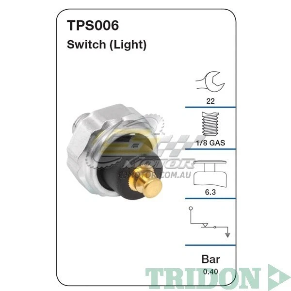TRIDON OIL PRESSURE FOR Holden Rodeo 11/95-01/97 2.8L(4JB1T) OHV(Diesel)  - image 1 of 1