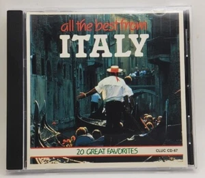 All The Best From Italy CD, Import Canada, Pre-owned, Very Good Condition - Picture 1 of 3