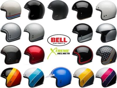 Bell Custom 500 Helmet 3/4 Open Face Vintage Retro Motorcycle DOT XS-2XL - Image 1 of 4