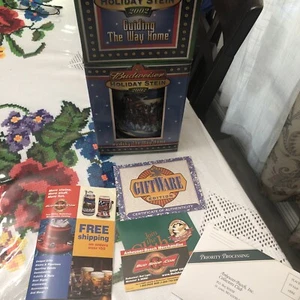 Budweiser Holiday Stein 2002 in Box mit Echtheitszertifikat - Bild 1 von 12