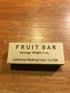 WWII US Army,USMC K-Ration, 10-in 1, 5-in 1 Fruit bar box late - Picture 1 of 1