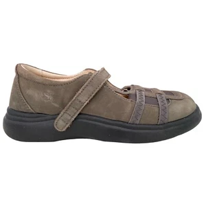 Zapatos cómodos para mujer SureFit Acapulco verde nubuck gancho bucle Mary Jane Ortho 6 W - Imagen 1 de 10