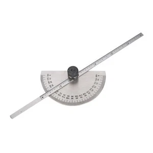 150mm Protractor With Depth Gauge Scale Suitable For Angle Measurement - Picture 1 of 8