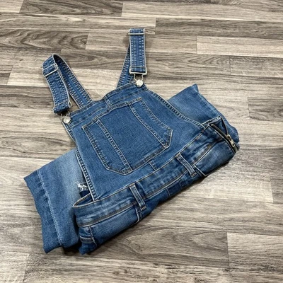 РАЗДЕЛЕННЫЙ H & M узкие ноги средний стирка синий джинсовой ткани комбинезон джинсы женский размер 8 - Изображение 1 из 4