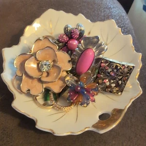 Lotto anelli costume rosa vintage - Foto 1 di 8