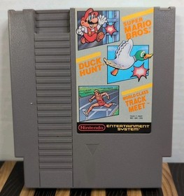 Super Mario Bros. / Duck Hunt / World Class Track Meet (NES) Nintendo Cartridge
