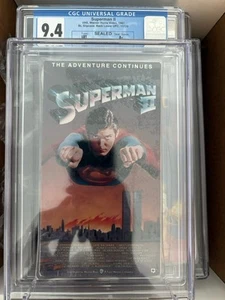 Superman II 1980 (VHS) Warner Home Video, CGC Graded 9.4-A+ - SEALED - Picture 1 of 7