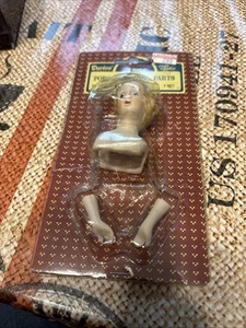 Set pezzi bambola porcellana Darice testa e mani angelo biondo articolo 1224-19 - Foto 1 di 2