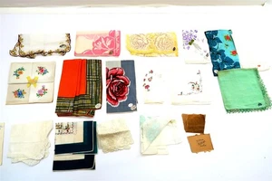 16 Vintage Handkerchiefs Hankies Madeira, Opalene, Morsly, Celebritees, Mann Etc - Picture 1 of 13