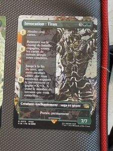 Mtg FIN Final Fantasy Showcase — Summon  Invocation:  Titan FR —NM - Imagen 1 de 1