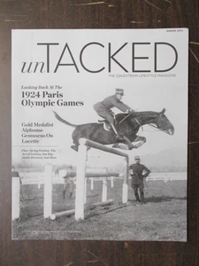 UNTACKED EQUESTRIAN LIFESTYLE MAGAZINE SPRING 2024 1924 PARIS OLYMPIC GAMES NEW - Picture 1 of 2