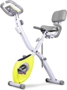 LEIKE X Bike Ultra-Quiet Folding Exercise Bike, Magnetic Upright Bicycle with He - Picture 1 of 7