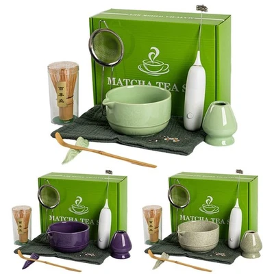 8PCS With Electric Blender Matcha Whisk  Tea-making Tools Accessories - Image 1 of 4