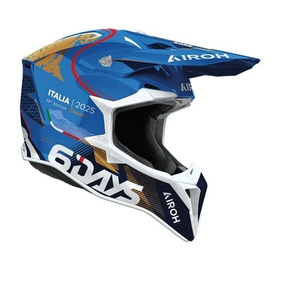 CASCO MOTO CROSS AIROH WRAAAP 6DAYS ITALIA 2025 TAGLIA XXS XS S M L XL XXL - Immagine 1 di 2