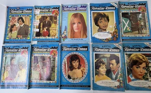 Vtg 10x Lot Romanhefte German Deutsch Magazines Bastei Florentine 70s 80s  G-47 - Picture 1 of 16