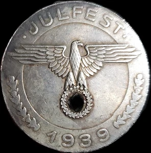 1939 Julfest Commemorative Medal. Third Reich, Germany - Picture 1 of 2