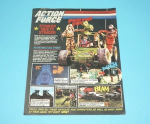 1987 GI JOE ACTION FORCE MAGAZINE ADVERT UK PALITOY HASBRO - Picture 1 of 1