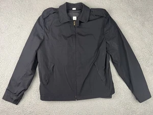 Giacca a vento Patriot Navy uomo lunga 44 nera Weintraub Bros USA militare - Foto 1 di 15