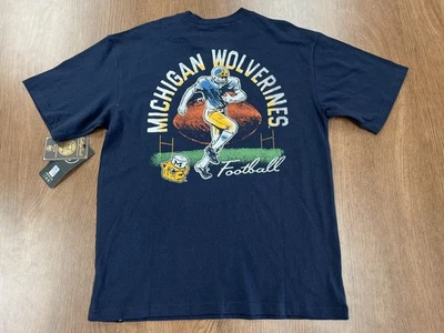 CAMISETA MICHIGAN WOLVERINES 47 JUEGO SOBRE BASE CAMISETA M NUEVA CON ETIQUETAS 2 CARAS FUTBOL $50 Foto 1 de 4