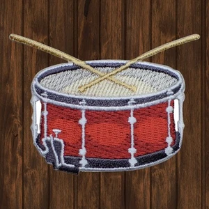 Snare Drum gestickter Aufnäher — Bügelbild - Bild 1 von 1
