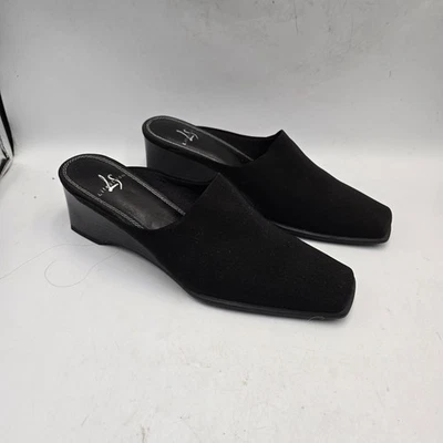 Nuevo TALLA 7 1/2 M Zapatos Mujer Life Stride Jolie Negro Solan Fab Vestido #855L29 Foto 1 de 4