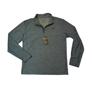 NEU Nike Herren L Large blau leicht Laufen 1/4 Reißverschluss Performance Pullover Neu mit Etikett - Bild 1 von 6